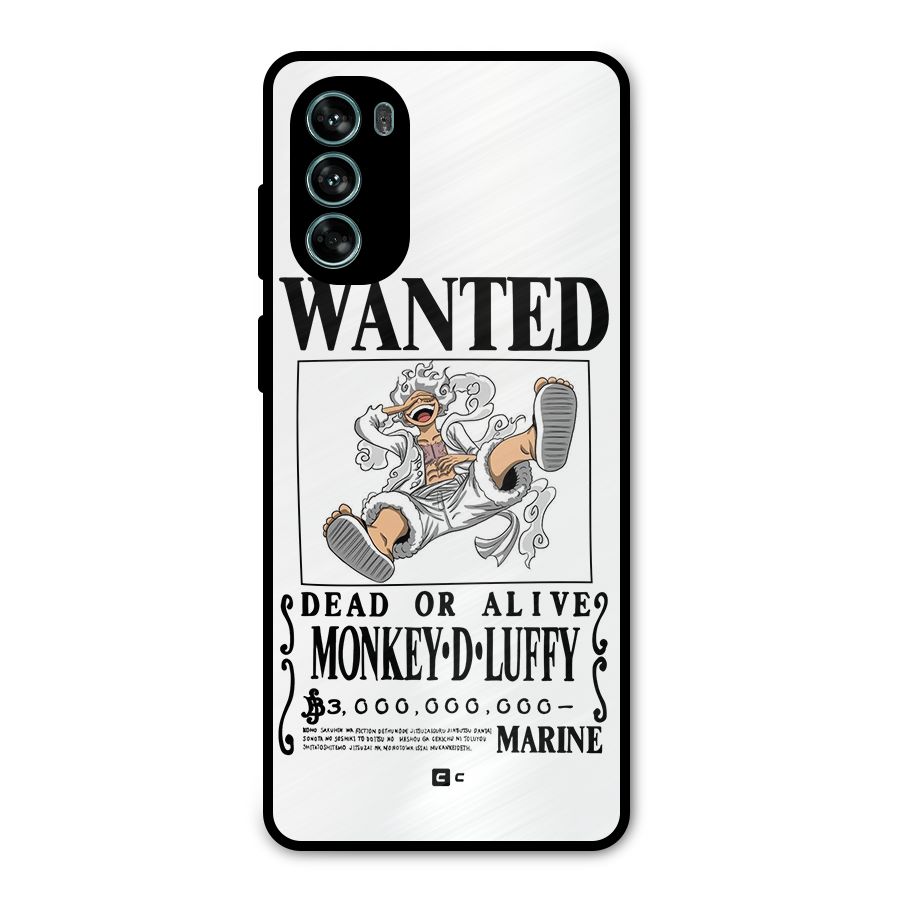 Munkey D Luffy Wanted  Metal Back Case for Moto G62