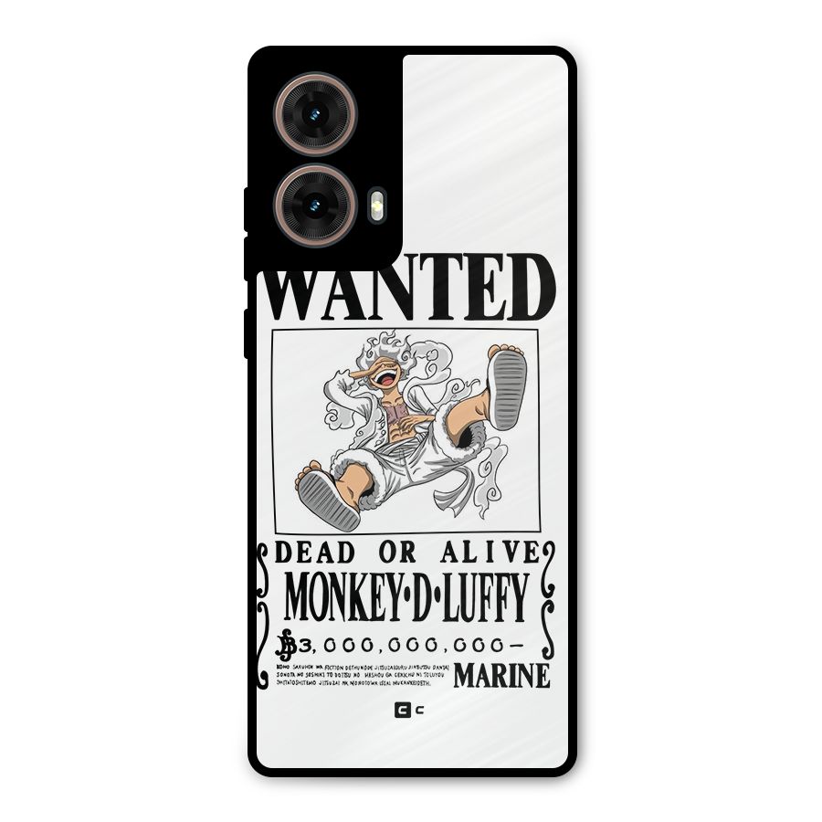 Munkey D Luffy Wanted  Metal Back Case for Moto G85