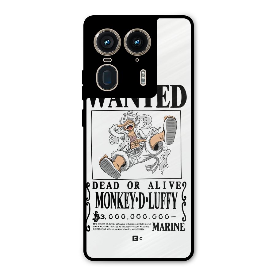 Munkey D Luffy Wanted  Metal Back Case for Motorola Edge 50 Ultra