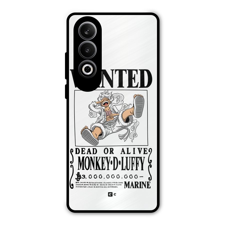 Munkey D Luffy Wanted  Metal Back Case for OnePlus Nord CE4