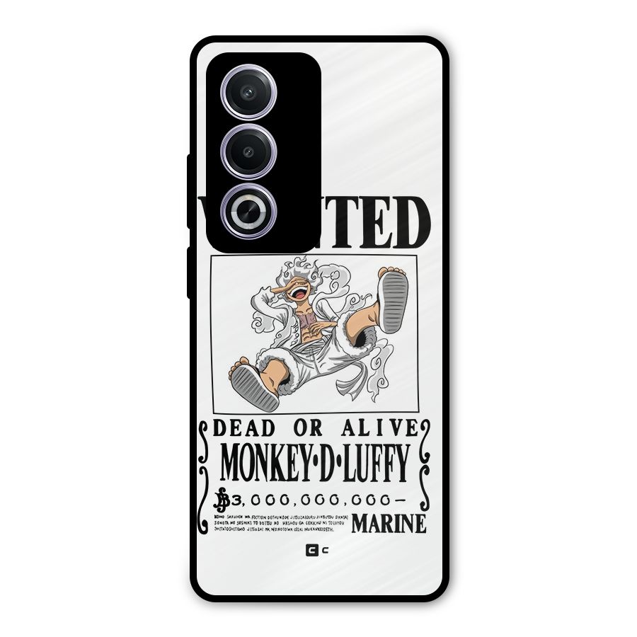 Munkey D Luffy Wanted  Metal Back Case for Oppo A3 Pro