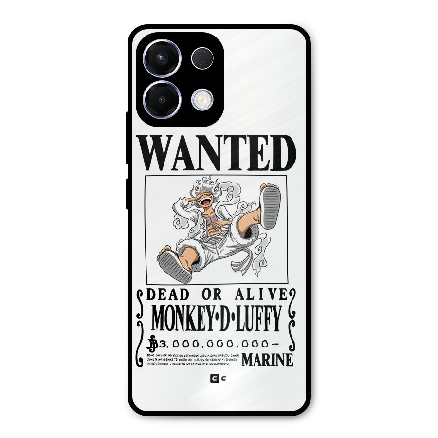 Munkey D Luffy Wanted  Metal Back Case for Oppo K13