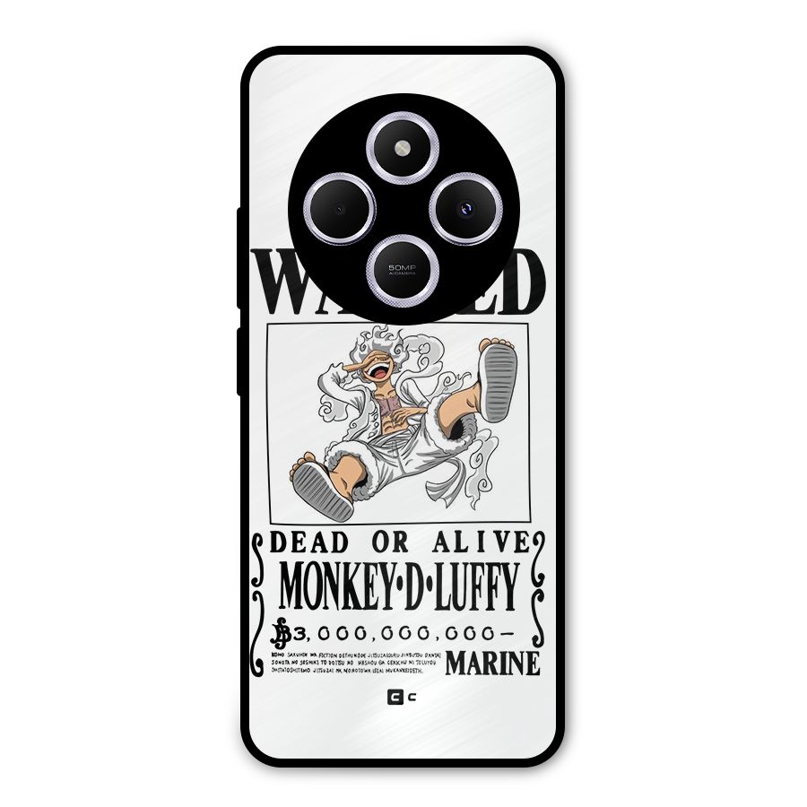 Munkey D Luffy Wanted  Metal Back Case for Poco M7