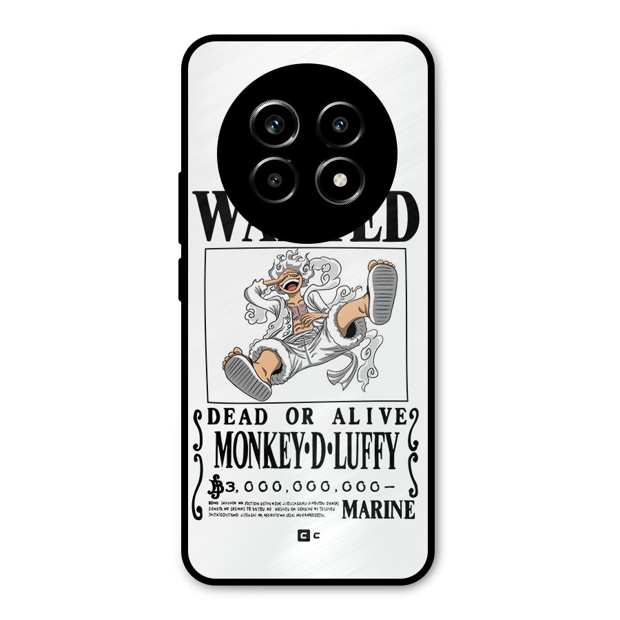 Munkey D Luffy Wanted  Metal Back Case for Realme 13 Pro