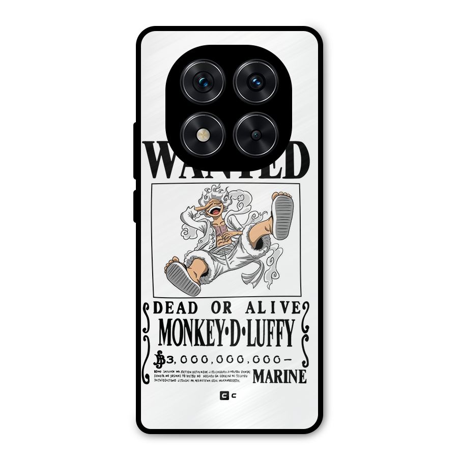Munkey D Luffy Wanted  Metal Back Case for Redmi Note 14 Pro 5G