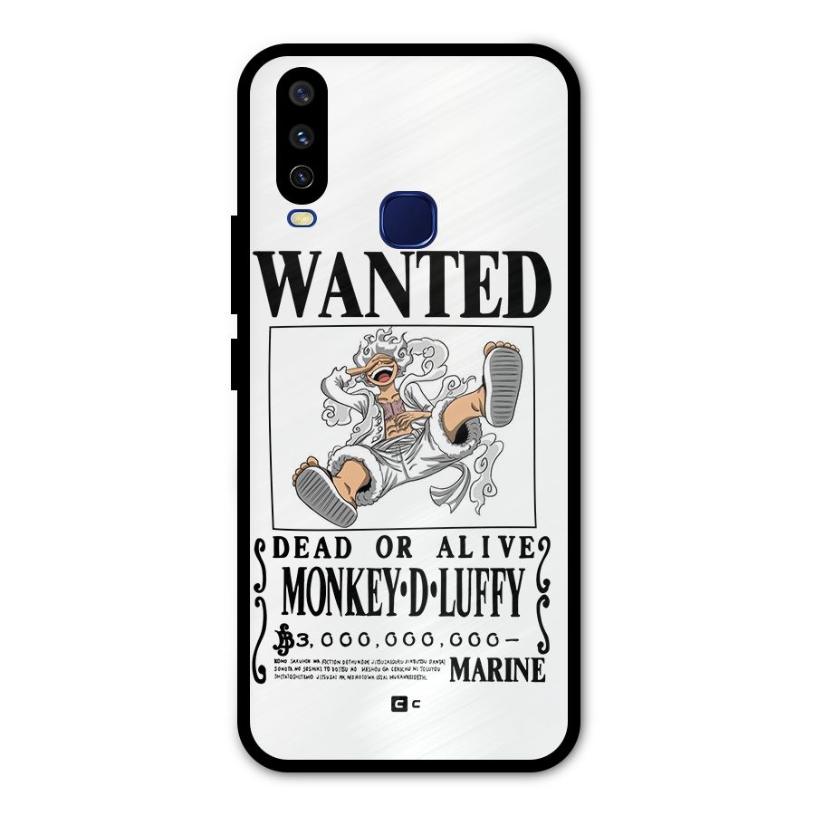 Munkey D Luffy Wanted  Metal Back Case for Vivo U10