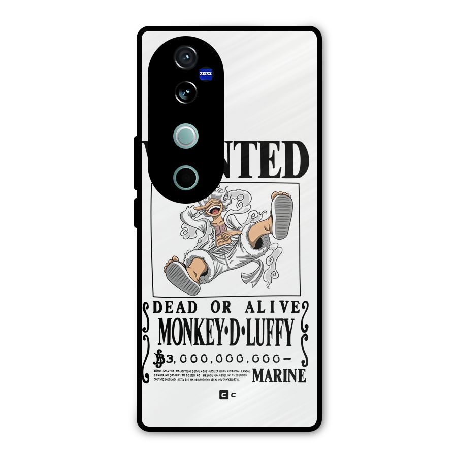 Munkey D Luffy Wanted  Metal Back Case for Vivo V40