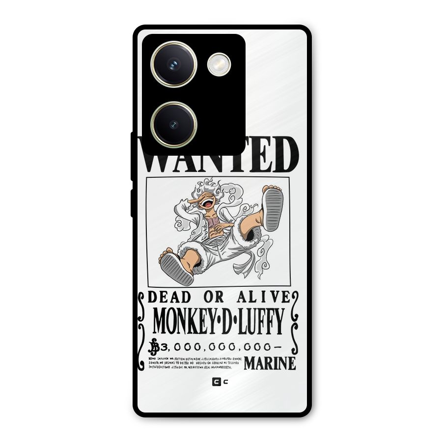 Munkey D Luffy Wanted  Metal Back Case for Vivo Y200 Pro