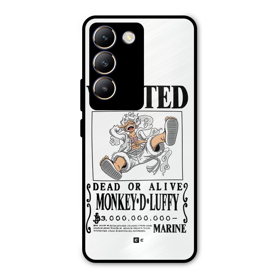 Munkey D Luffy Wanted  Metal Back Case for Vivo Y200e