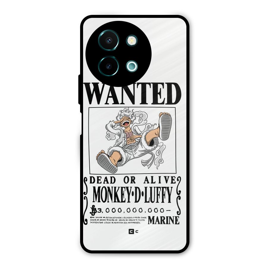 Munkey D Luffy Wanted  Metal Back Case for Vivo Y58