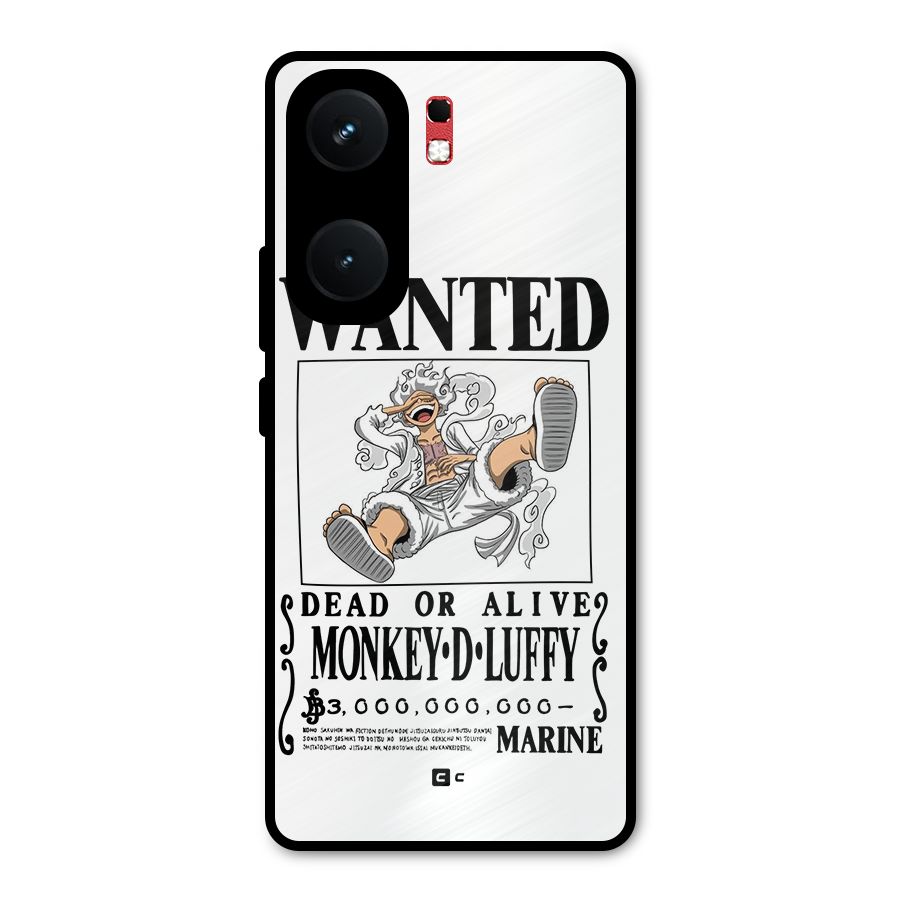 Munkey D Luffy Wanted  Metal Back Case for iQOO Neo 9 Pro