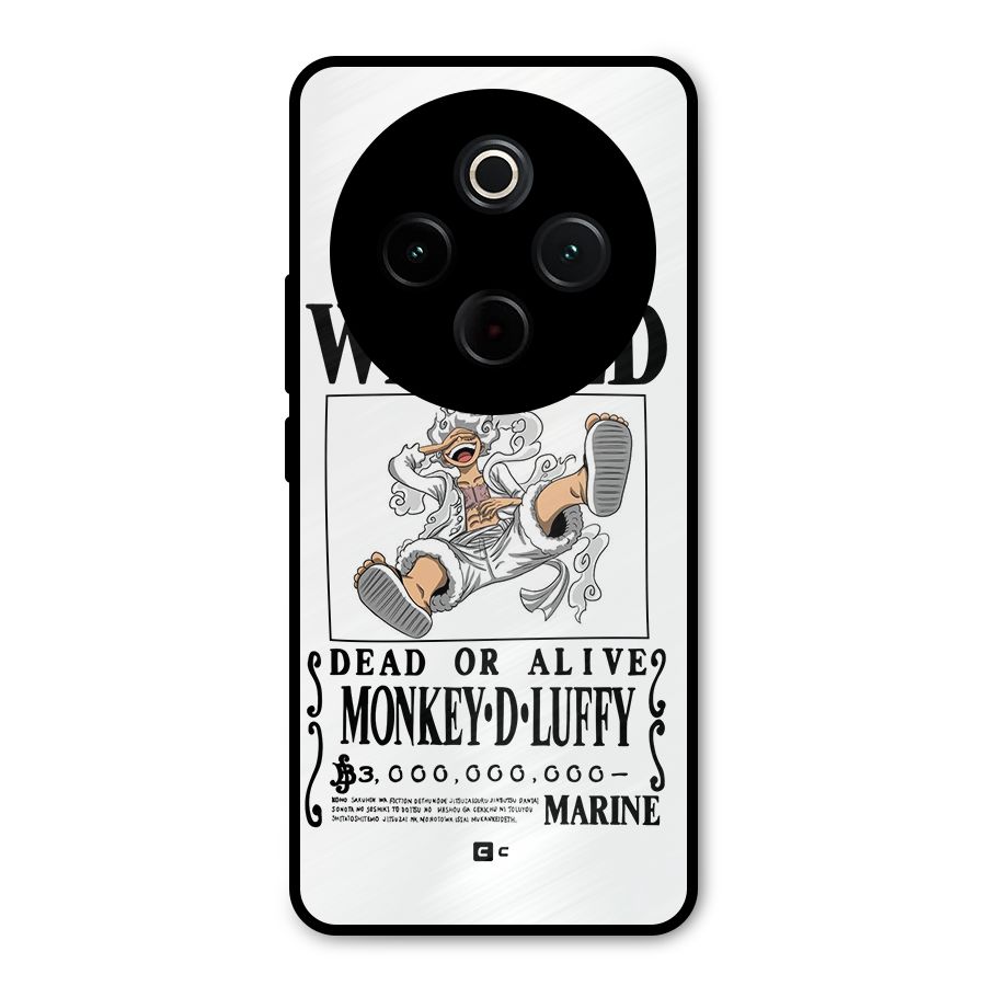 Munkey D Luffy Wanted  Metal Back Case for iQOO Z10