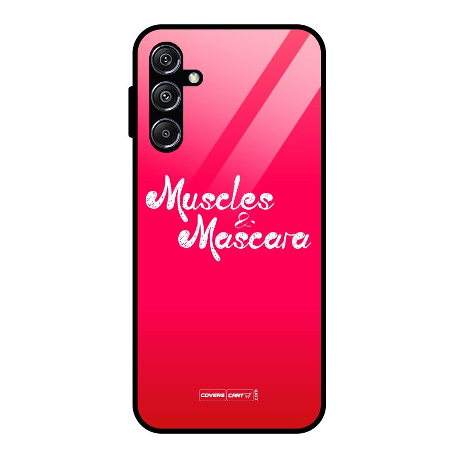 Muscles and Mascara Glass Back Case for Galaxy M34 5G