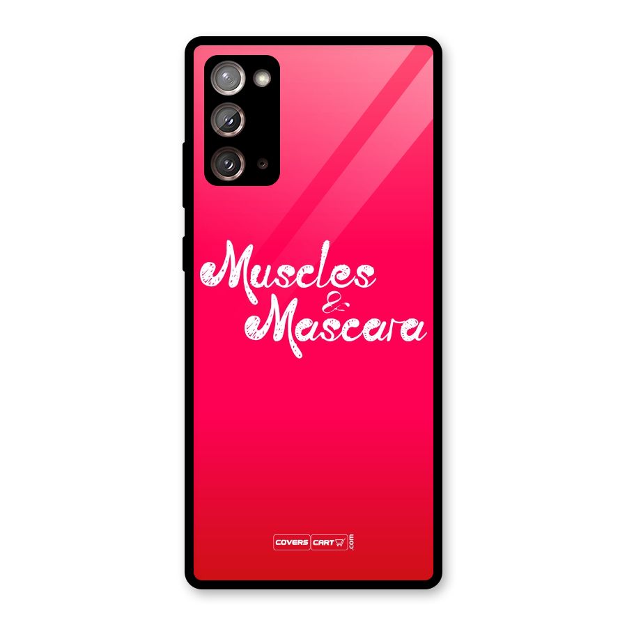 Muscles and Mascara Glass Back Case for Galaxy Note 20