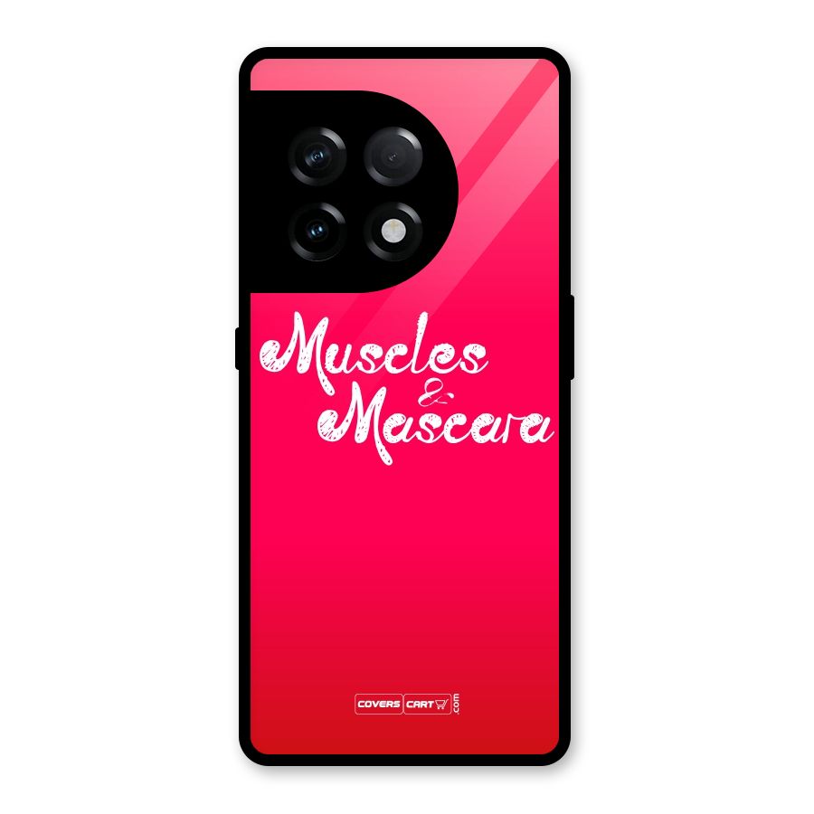 Muscles and Mascara Glass Back Case for OnePlus 11R