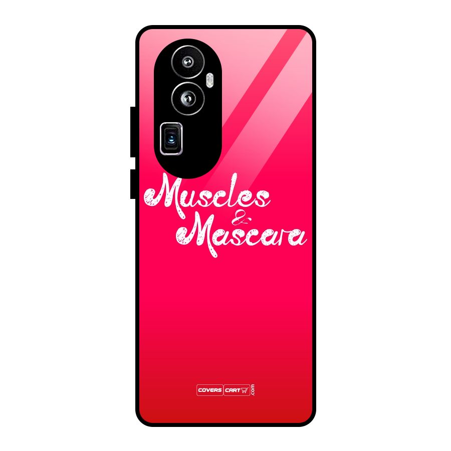 Muscles and Mascara Glass Back Case for Oppo Reno10 Pro Plus