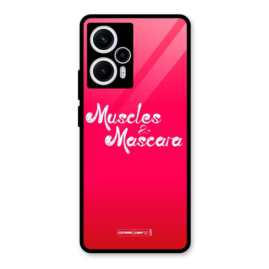 Muscles and Mascara Glass Back Case for Poco F5