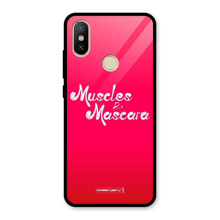 Muscles and Mascara Glass Back Case for Redmi A2