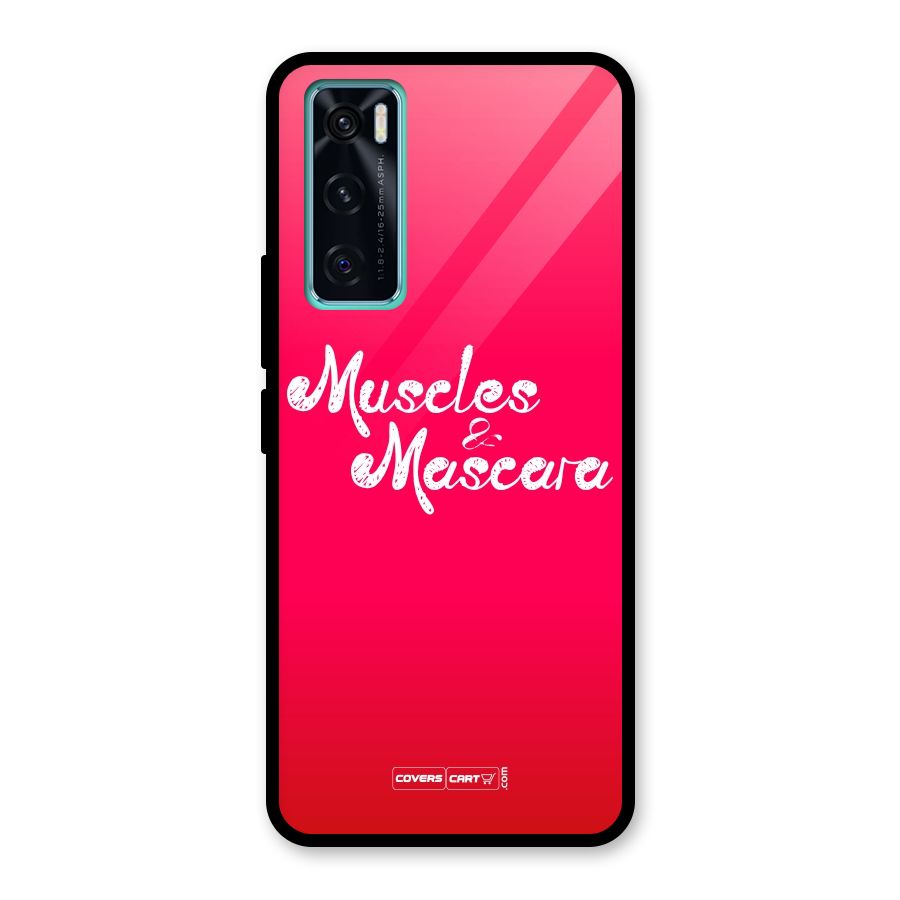 Muscles and Mascara Glass Back Case for Vivo V20 SE