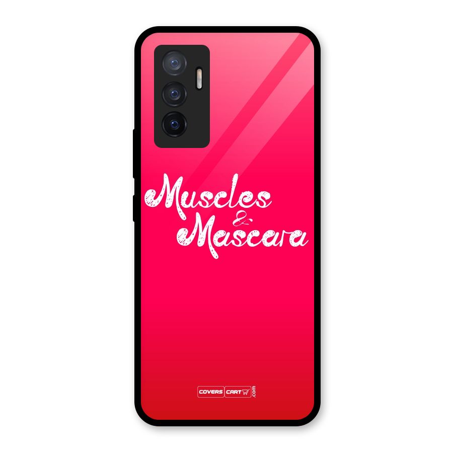 Muscles and Mascara Glass Back Case for Vivo V23e