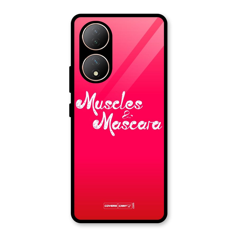 Muscles and Mascara Glass Back Case for Vivo Y100