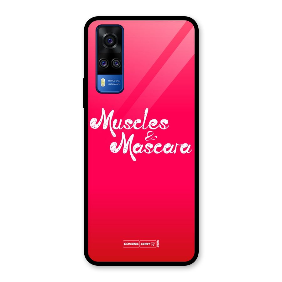 Muscles and Mascara Glass Back Case for Vivo Y31
