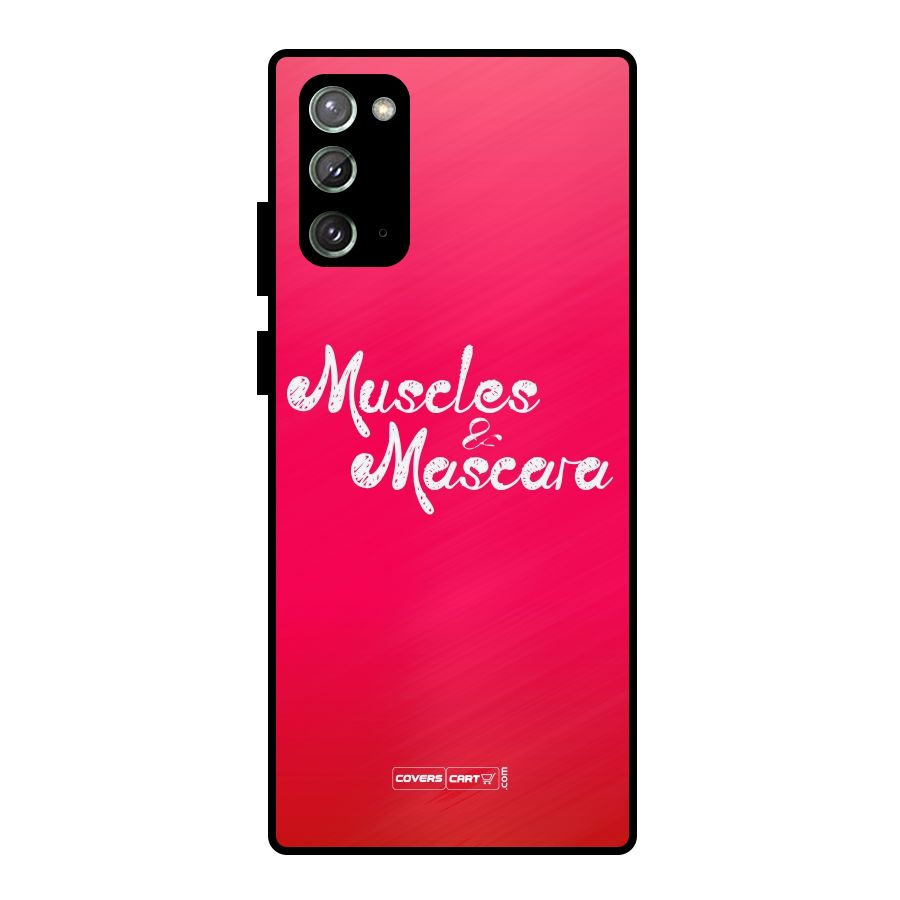 Muscles and Mascara Metal Back Case for Galaxy Note 20