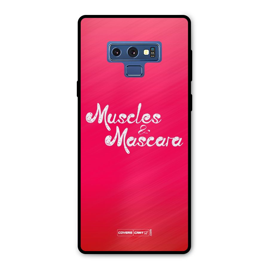 Muscles and Mascara Metal Back Case for Galaxy Note 9