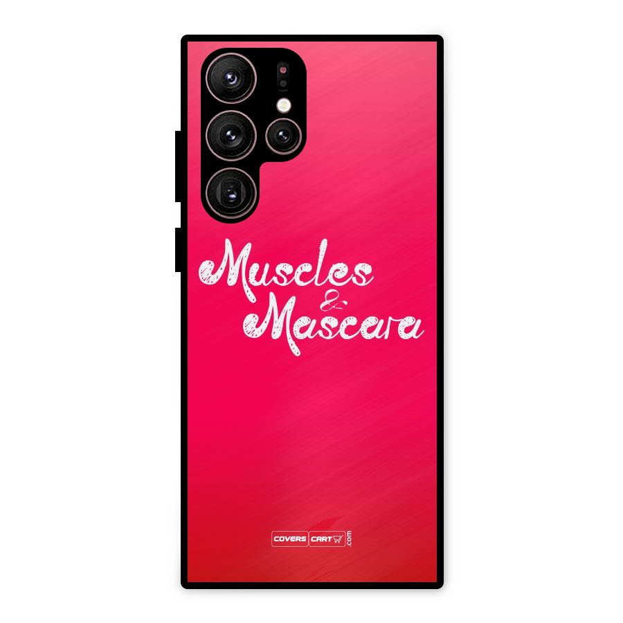 Muscles and Mascara Metal Back Case for Galaxy S22 Ultra 5G