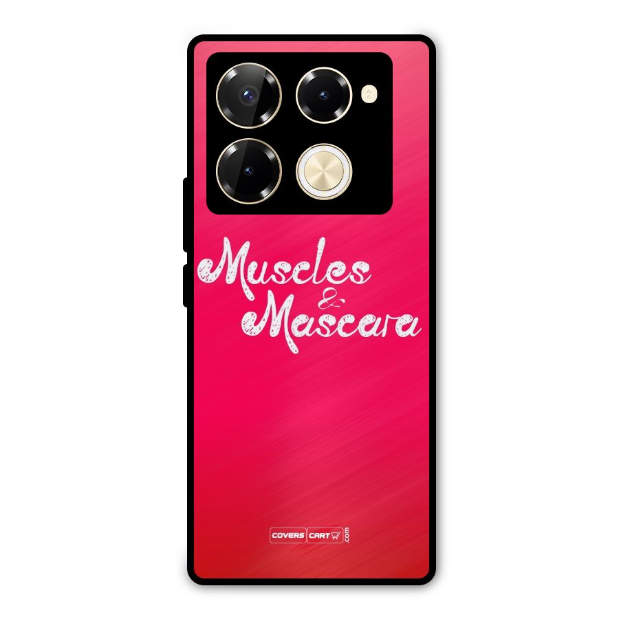 Muscles and Mascara Metal Back Case for Infinix Note 40 Pro Plus