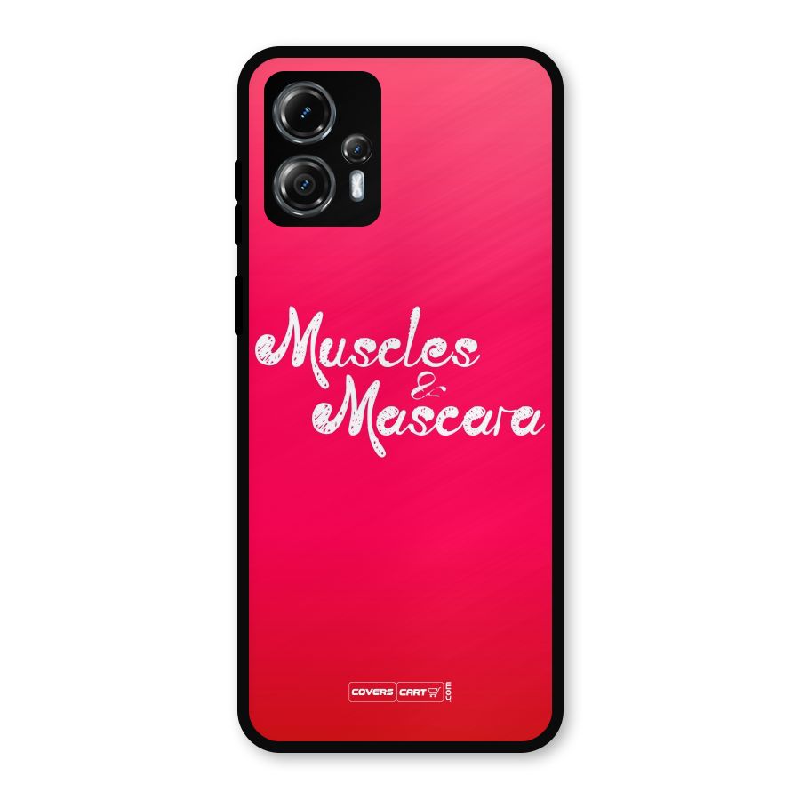 Muscles and Mascara Metal Back Case for Moto G13