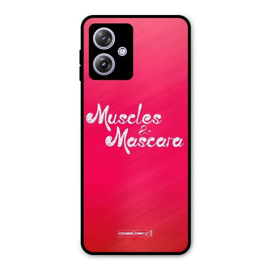 Muscles and Mascara Metal Back Case for Moto G64