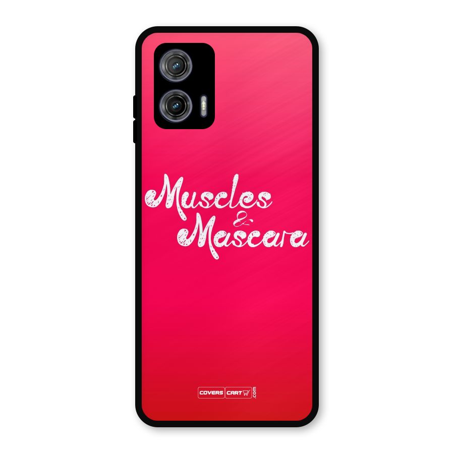 Muscles and Mascara Metal Back Case for Moto G73