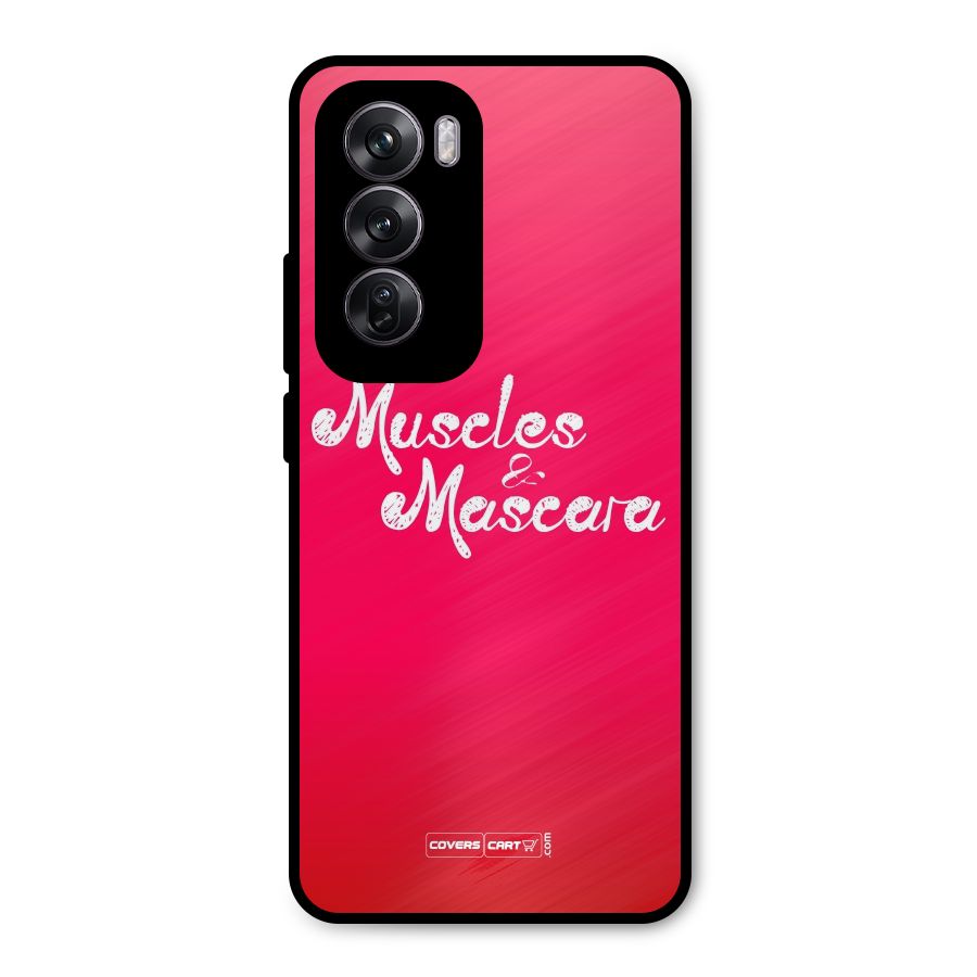 Muscles and Mascara Metal Back Case for Oppo Reno12 Pro