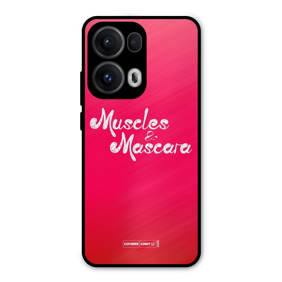 Muscles and Mascara Metal Back Case for Oppo Reno13 Pro