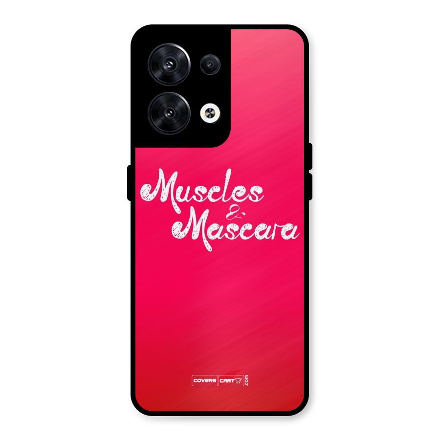 Muscles and Mascara Metal Back Case for Oppo Reno8 5G