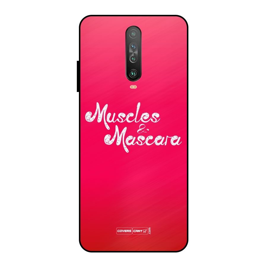 Muscles and Mascara Metal Back Case for Poco X2