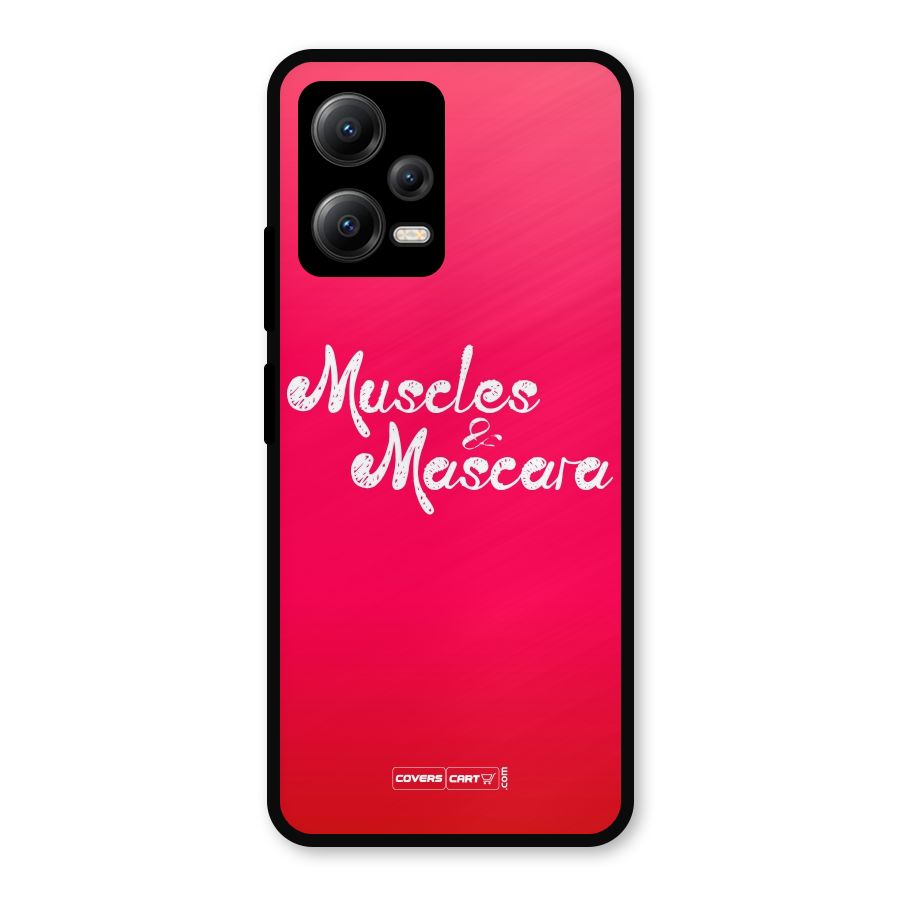 Muscles and Mascara Metal Back Case for Redmi Note 12 5G