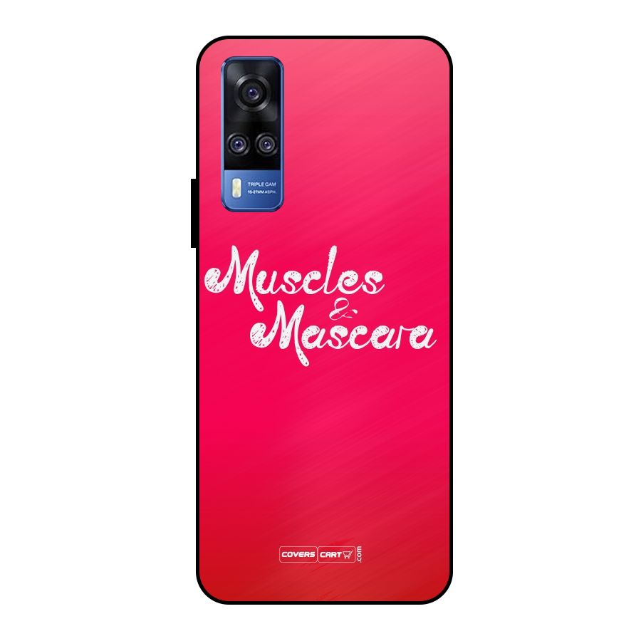 Muscles and Mascara Metal Back Case for Vivo Y51