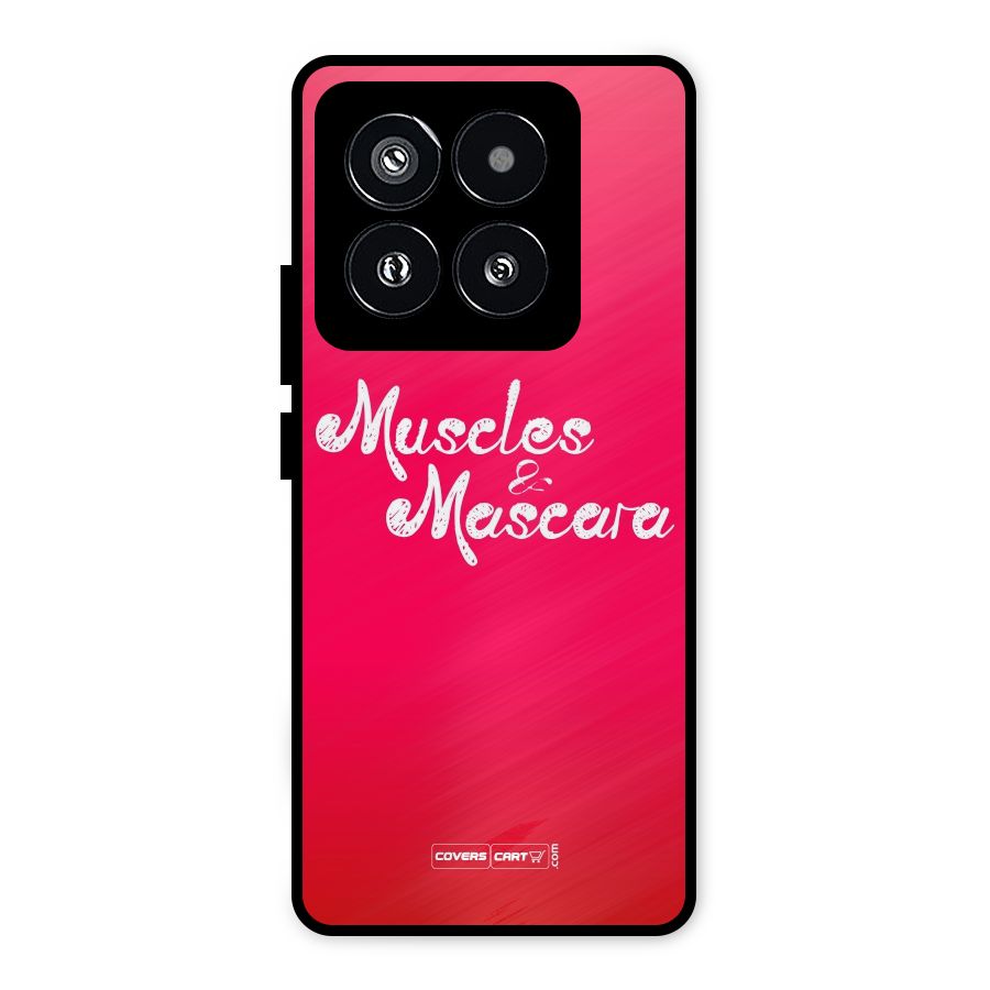 Muscles and Mascara Metal Back Case for Xiaomi 14 Pro