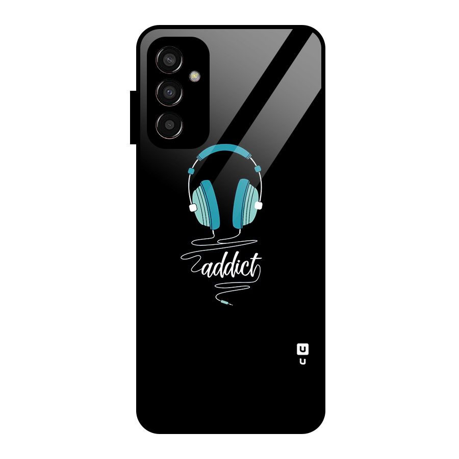 Music Addict Glass Back Case for Galaxy F13