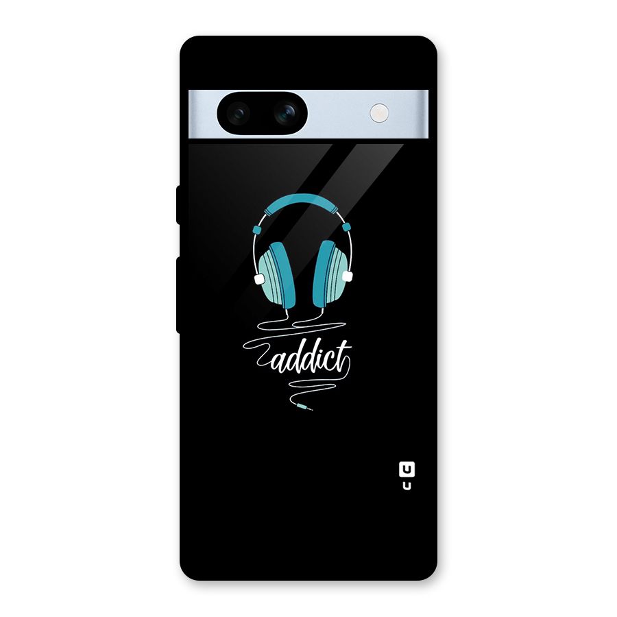 Music Addict Glass Back Case for Google Pixel 7a