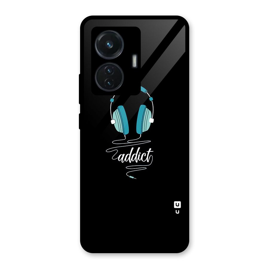 Music Addict Glass Back Case for iQOO Z6 44W