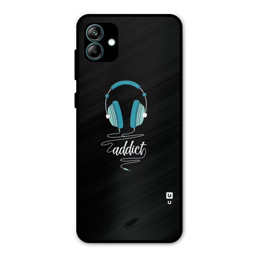 Music Addict Metal Back Case for Galaxy A04