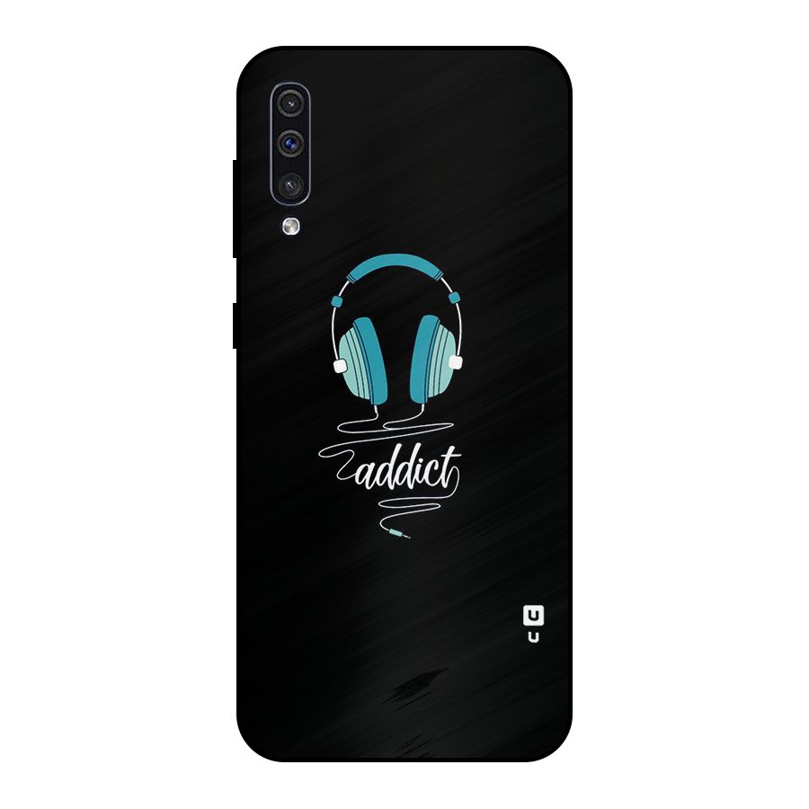 Music Addict Metal Back Case for Galaxy A30s