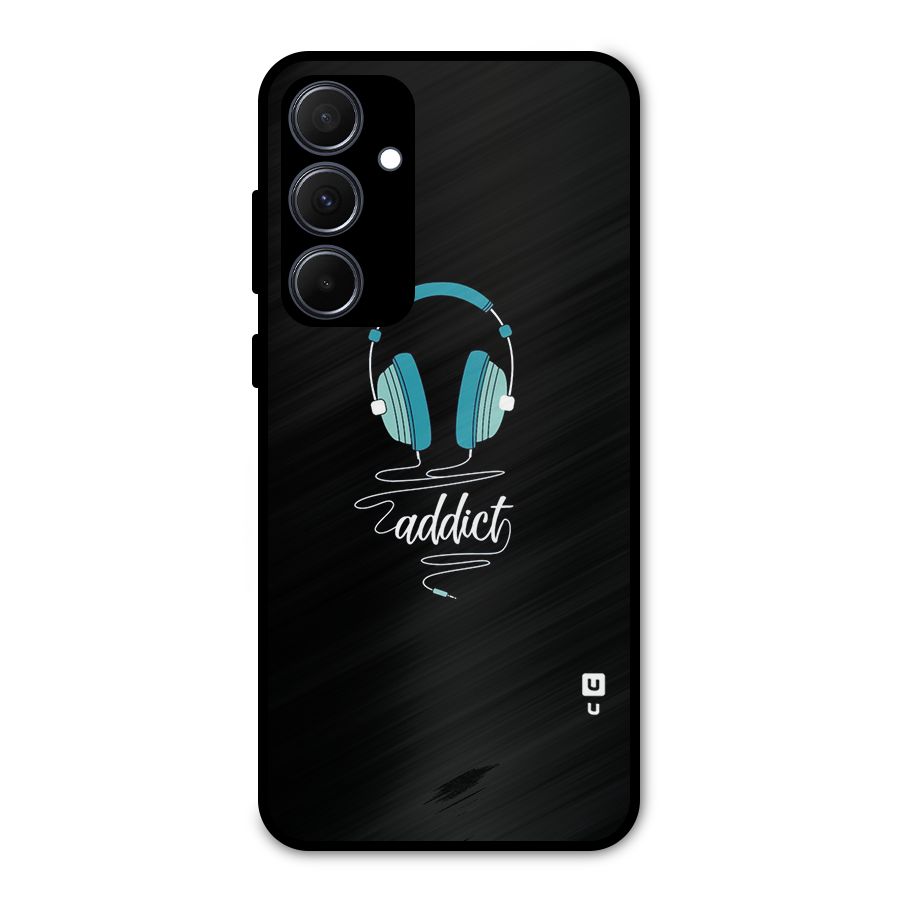Music Addict Metal Back Case for Galaxy A35