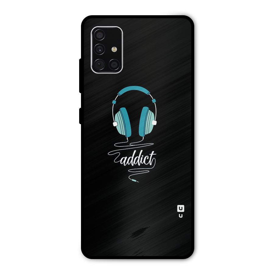 Music Addict Metal Back Case for Galaxy A51