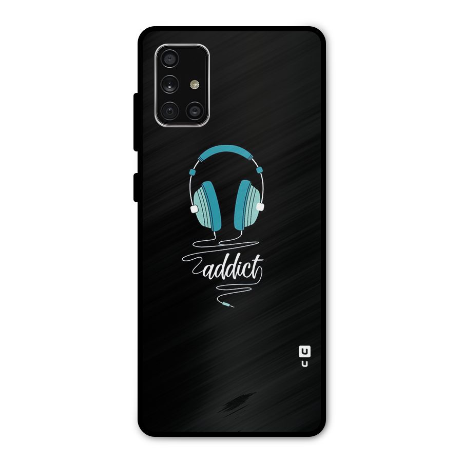 Music Addict Metal Back Case for Galaxy A71