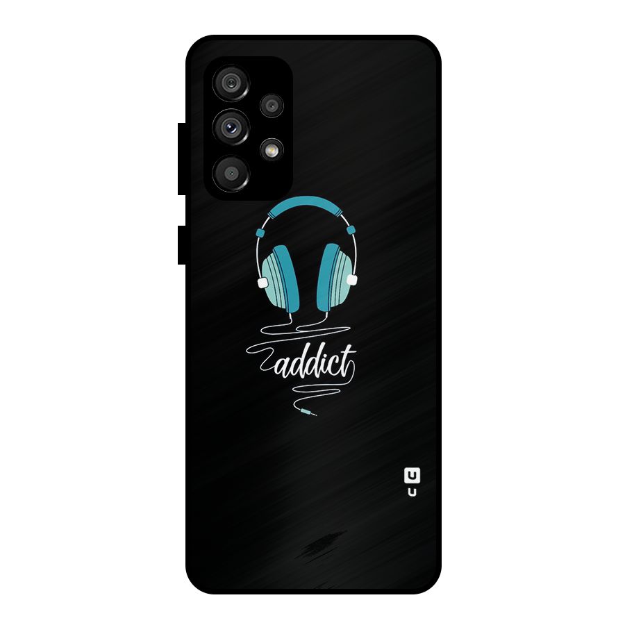 Music Addict Metal Back Case for Galaxy A73 5G