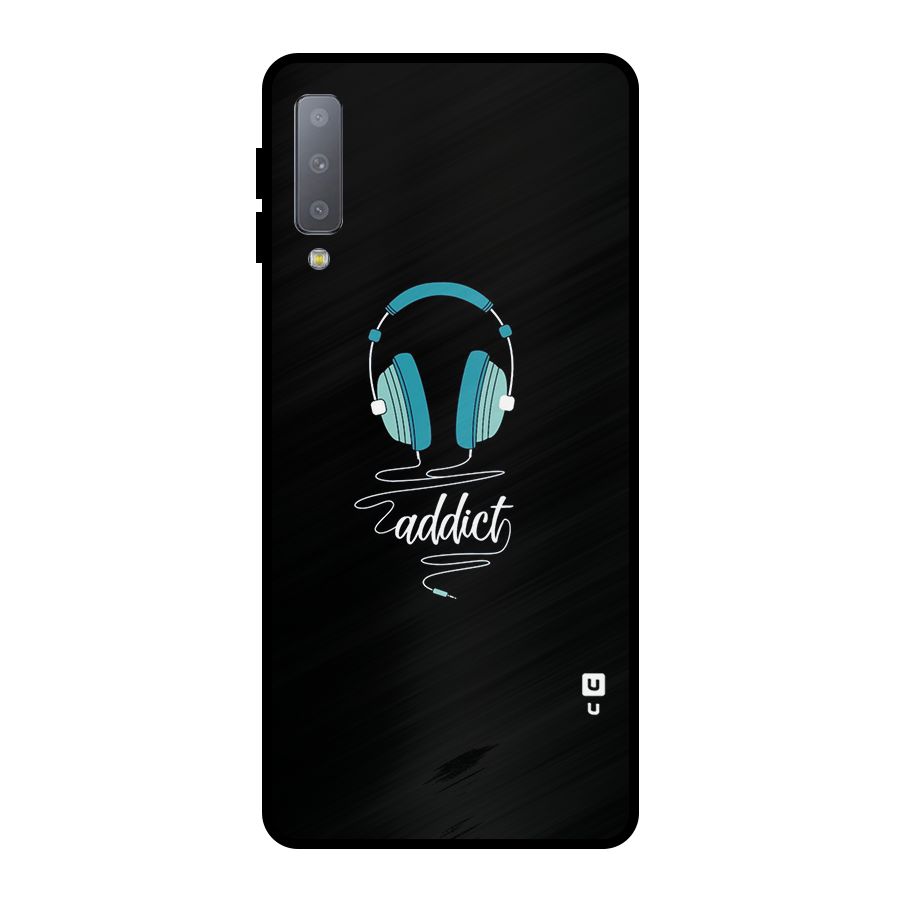 Music Addict Metal Back Case for Galaxy A7 (2018)